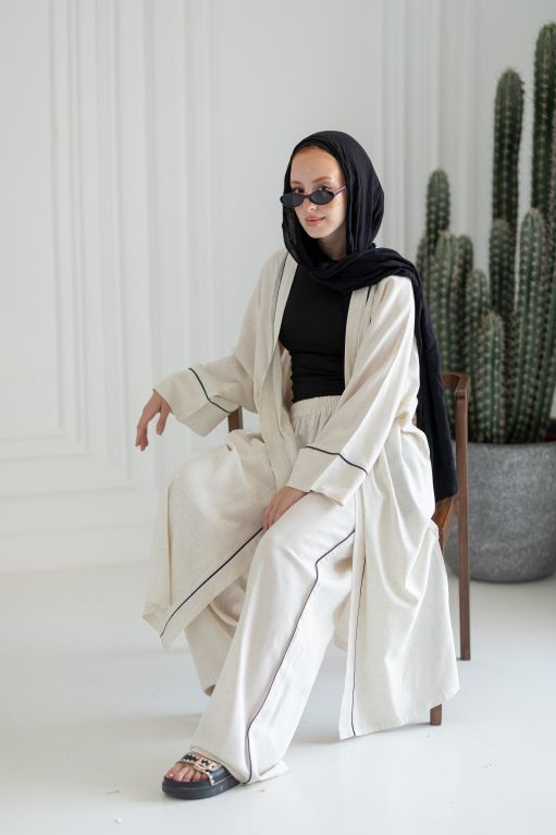 The Linen Flow trousers